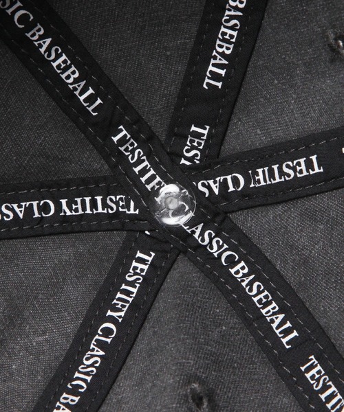 BAYFLOW（ベイフロー）の「[オールシーズン使える!]シャドーロゴCAP(KIDS)（キャップ・キッズ・アイボリー/チャコール/ネイビー・FREE）」の19枚目の写真