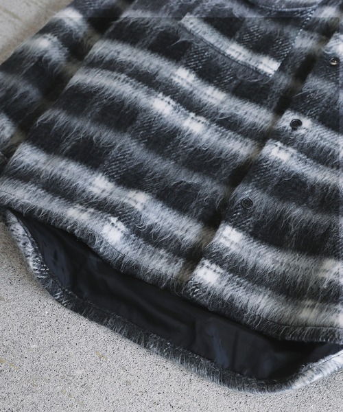 ROCHEM（ローシェン）の「アソートチェックシャギーシャツジャケット（その他アウター・メンズ・ブラック系/ベージュ/レッド/ブラック・XS/S/M/L）」の13枚目の写真