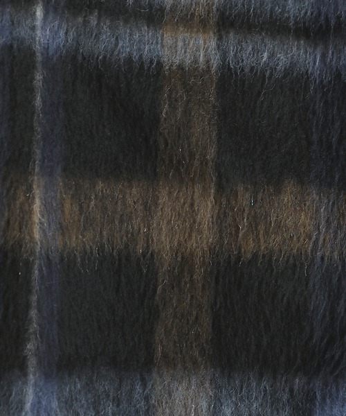 ROCHEM（ローシェン）の「アソートチェックシャギーシャツジャケット（その他アウター・メンズ・ブラック系/ベージュ/レッド/ブラック・XS/S/M/L）」の16枚目の写真