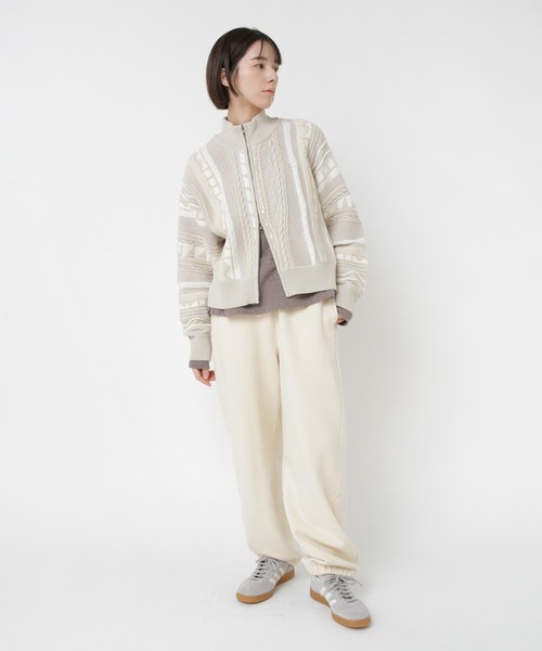 セール】K2731 3DニットZIP UPカーデ（カーディガン/ボレロ）｜RNA-N