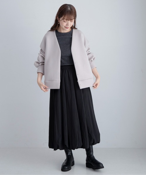 WEB限定』ダンボールVネックカットブルゾン（ブルゾン）｜URBAN