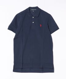 【Bl】【U.S. POLO ASSN】ワンポイント刺繍コットンTシャツ