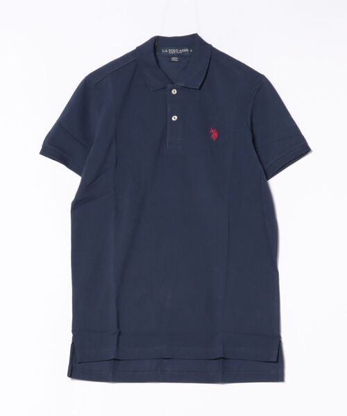 U.S. POLO ASSN.(ユーエスポロアッスン)の「【Bl】【U.S. POLO ASSN】ワンポイント刺繍コットンTシャツ(Tシャツ/カットソー・メンズ・ホワイト/ネイビー/ブラック・SMALL/LARGE/X-LARGE)」の3枚目の写真