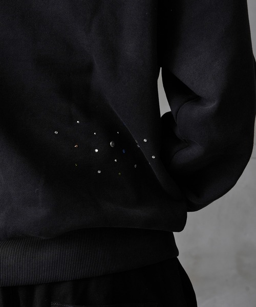 EPNK（イーピーエヌケー）の「Rhinestone zip hoodie / ラインストーンジップフーディ（パーカー・メンズ・ブラウン/ブラック・MEDIUM/LARGE）」の16枚目の写真