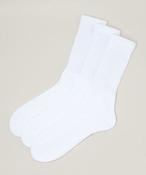 Healthknit（ヘルスニット）の「【Healthknit/ヘルスニット】シンカーソックス（ソックス/靴下・メンズ・ホワイト/ブラック/その他5・FREE）」の2枚目の写真