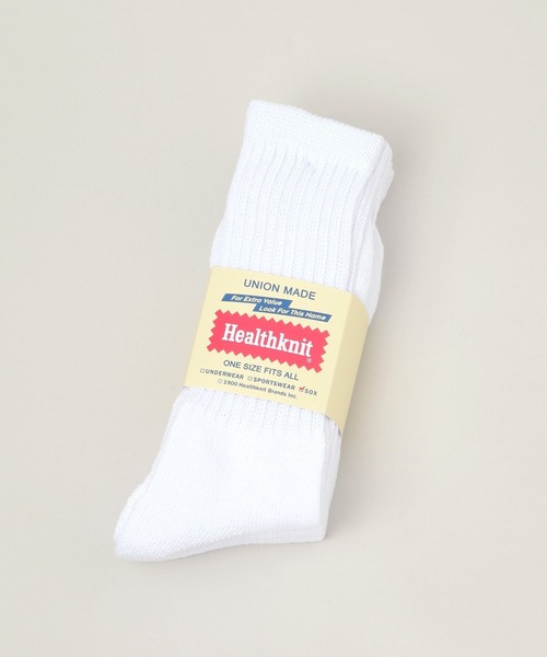 Healthknit（ヘルスニット）の「【Healthknit/ヘルスニット】シンカーソックス（ソックス/靴下・メンズ・ホワイト/ブラック/その他5・FREE）」の4枚目の写真