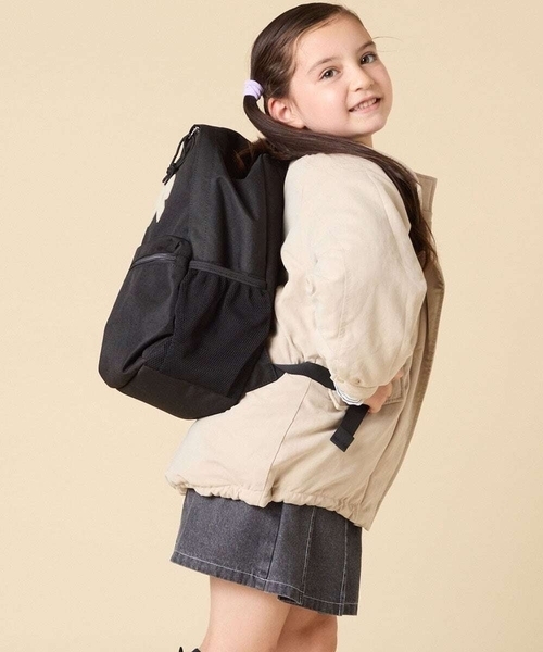 a.v.v（アーヴェヴェ）の「[KIDS]ナイロンリュック（バックパック/リュック・キッズ・ブラック・120）」の4枚目の写真