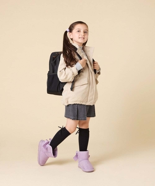 a.v.v（アーヴェヴェ）の「[KIDS]ナイロンリュック（バックパック/リュック・キッズ・ブラック・120）」の7枚目の写真