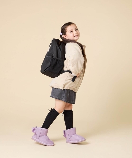 a.v.v（アーヴェヴェ）の「[KIDS]ナイロンリュック（バックパック/リュック・キッズ・ブラック・120）」の9枚目の写真
