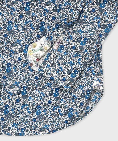 Paul Smith（ポールスミス）の「ウィメンズ リバティプリント 長袖シャツ / 255009 SH169（シャツ/ブラウス・レディース・ホワイト/ライトブルー・40/38/42）」の10枚目の写真