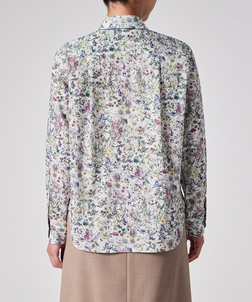 Paul Smith（ポールスミス）の「ウィメンズ リバティプリント 長袖シャツ / 255009 SH169（シャツ/ブラウス・レディース・ホワイト/ライトブルー・40/38/42）」の7枚目の写真