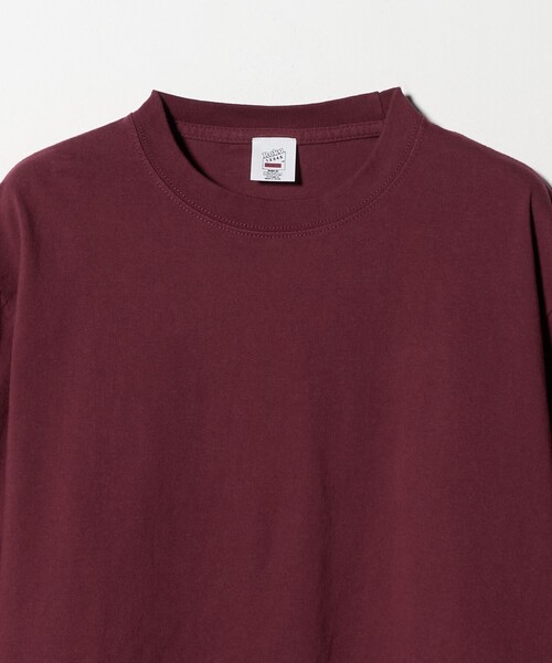 6（ロク）の「＜6(ROKU)＞SOMEHTING NEW ロングスリーブTシャツ（Tシャツ/カットソー・レディース・ホワイト/ワイン・S/L）」の7枚目の写真