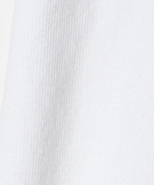 6（ロク）の「＜6(ROKU)＞SOMEHTING NEW ロングスリーブTシャツ（Tシャツ/カットソー・レディース・ホワイト/ワイン・S/L）」の16枚目の写真