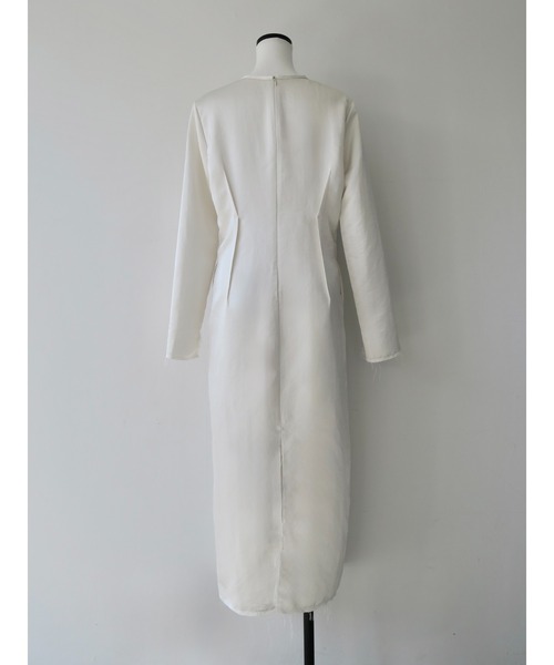 celon(セロン)の「darted luster dress(ドレス・レディース・アイボリー・FREE)」の10枚目の写真