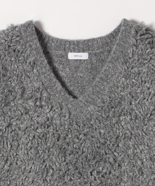 SHIPS any(シップス エニィ)の「SHIPS any: ループ ニット Vネック ベスト(ベスト・レディース・ナチュラル/グレー・ONE SIZE)」の19枚目の写真