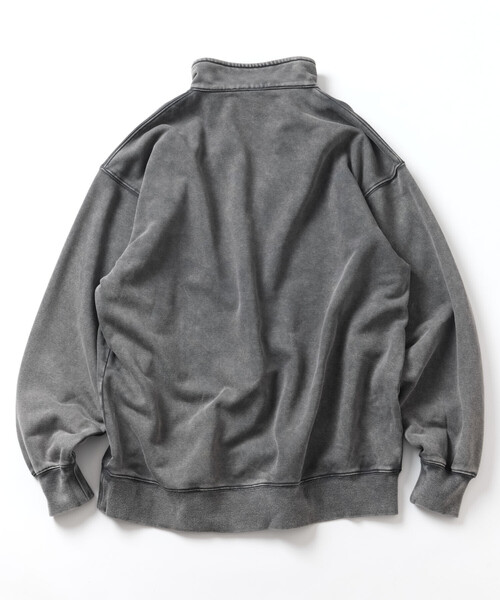 セール】HEAVY WEIGHT HALF ZIP PIGMENT SWT 13oz/ヘビーウェイト
