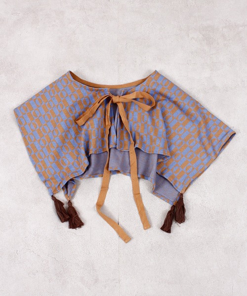 MARKEY'S（マーキーズ）の「総柄ジャガードカラー（付け襟・キッズ・ブルー系その他/イエロー系その他/ライトグリーン・FREE）」の3枚目の写真