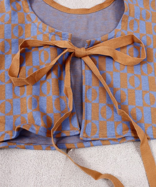 MARKEY'S（マーキーズ）の「総柄ジャガードカラー（付け襟・キッズ・ブルー系その他/イエロー系その他/ライトグリーン・FREE）」の7枚目の写真