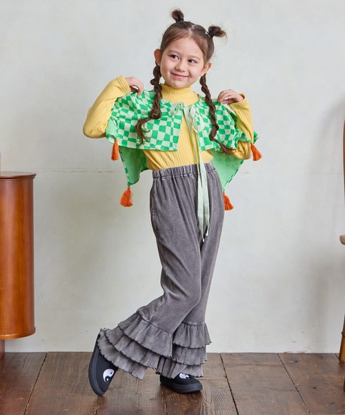 MARKEY'S（マーキーズ）の「総柄ジャガードカラー（付け襟・キッズ・ブルー系その他/イエロー系その他/ライトグリーン・FREE）」の16枚目の写真