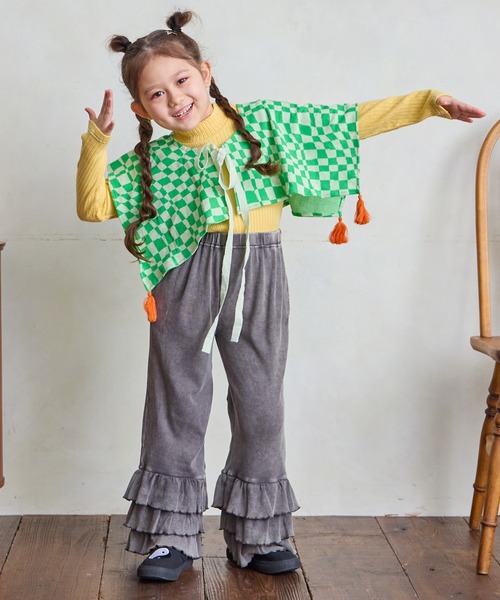 MARKEY'S（マーキーズ）の「総柄ジャガードカラー（付け襟・キッズ・ブルー系その他/イエロー系その他/ライトグリーン・FREE）」の17枚目の写真