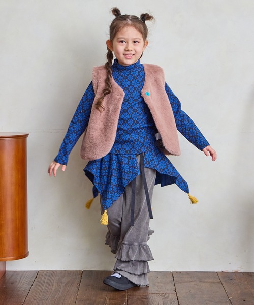 MARKEY'S（マーキーズ）の「総柄ジャガードカラー（付け襟・キッズ・ブルー系その他/イエロー系その他/ライトグリーン・FREE）」の20枚目の写真