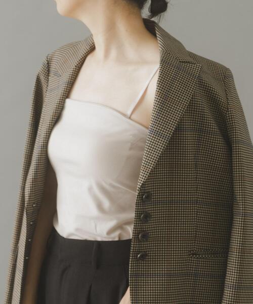 URBAN RESEARCH ROSSO WOMEN（アーバンリサーチ　ロッソ）の「kaene　ベアトップキャミソール（キャミソール・レディース・ブラック/ベージュ・FREE）」の3枚目の写真