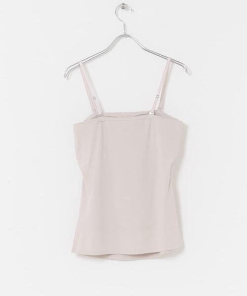 URBAN RESEARCH ROSSO WOMEN（アーバンリサーチ　ロッソ）の「kaene　ベアトップキャミソール（キャミソール・レディース・ブラック/ベージュ・FREE）」の5枚目の写真