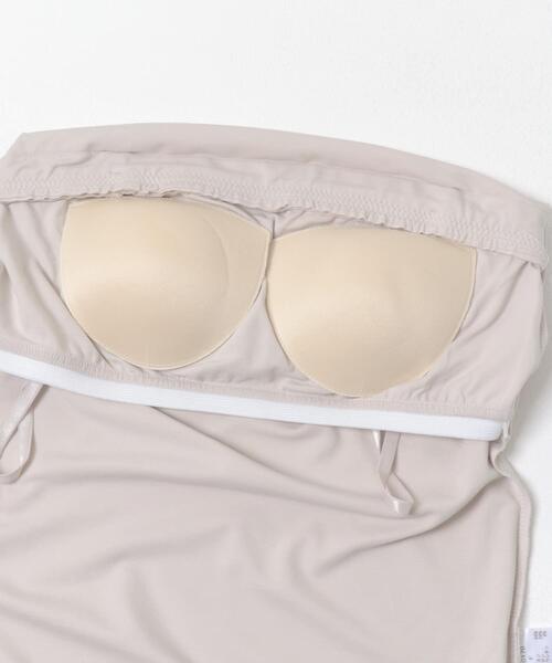 URBAN RESEARCH ROSSO WOMEN（アーバンリサーチ　ロッソ）の「kaene　ベアトップキャミソール（キャミソール・レディース・ブラック/ベージュ・FREE）」の7枚目の写真