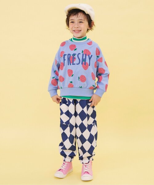 BREEZE（ブリーズ）の「【WEB限定】ボアキャップ（キャップ・キッズ・ブルー/アイボリー・50/54/58）」の5枚目の写真