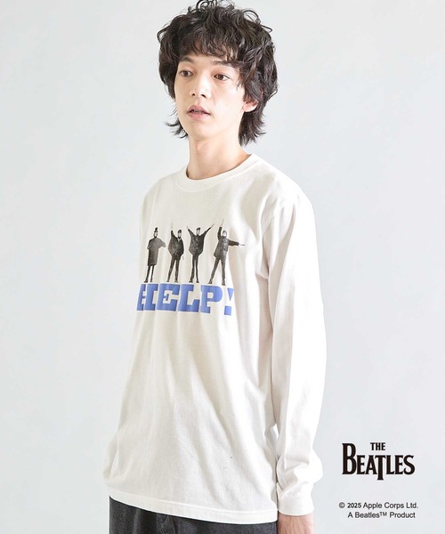 The Beatles(ザビートルズ)の「【THE BEATLES / ザ ビートルズ】コラボロンTee 3(Tシャツ/カットソー・メンズ・ブルー/ホワイト・M/L)」の12枚目の写真