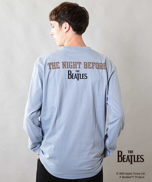 The Beatles(ザビートルズ)の「【THE BEATLES / ザ ビートルズ】コラボロンTee 3(Tシャツ/カットソー・メンズ・ブルー/ホワイト・M/L)」の4枚目の写真