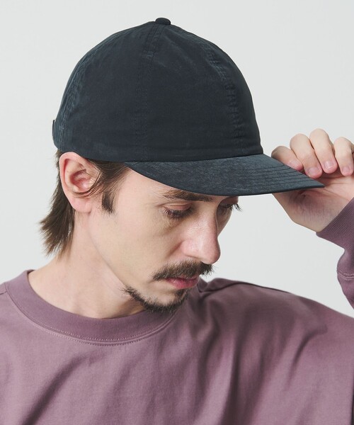 BEAUTY&YOUTH UNITED ARROWS（ビューティーアンドユースユナイテッドアローズ）の「ブラッシュド ポリエステル ナイロン 6パネル キャップ（キャップ・メンズ・ブラウン系/ブラック・FREE）」の5枚目の写真