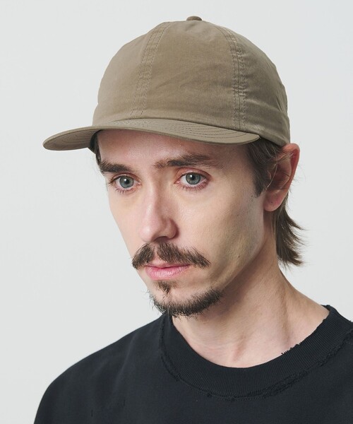 BEAUTY&YOUTH UNITED ARROWS（ビューティーアンドユースユナイテッドアローズ）の「ブラッシュド ポリエステル ナイロン 6パネル キャップ（キャップ・メンズ・ブラウン系/ブラック・FREE）」の6枚目の写真