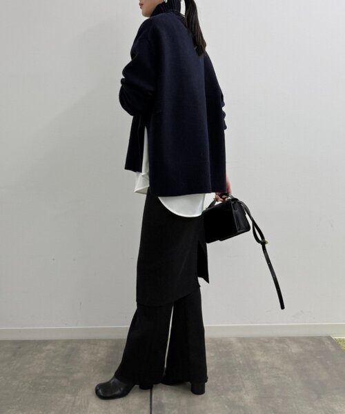 LOUNGEDRESS（ラウンジドレス）の「ニットスカート+パンツセット（その他パンツ・レディース・ブラック/ベージュ・MEDIUM/SMALL）」の14枚目の写真