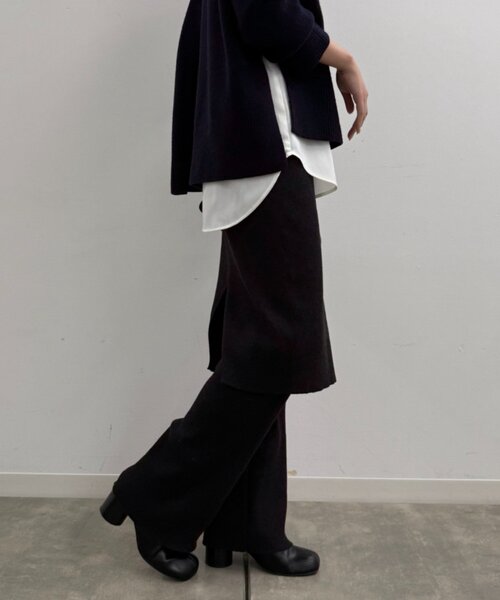 LOUNGEDRESS（ラウンジドレス）の「ニットスカート+パンツセット（その他パンツ・レディース・ブラック/ベージュ・MEDIUM/SMALL）」の21枚目の写真