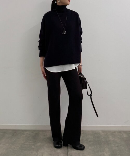 LOUNGEDRESS（ラウンジドレス）の「ニットスカート+パンツセット（その他パンツ・レディース・ブラック/ベージュ・MEDIUM/SMALL）」の22枚目の写真