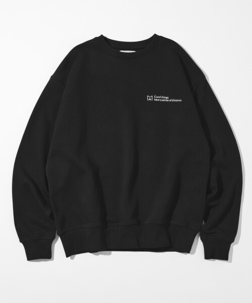 Firsthand（ファーストハンド）の「MA Firsthand/マ ファーストハンド MA ベーシックロゴ刺繍 クルーネックスウェット / 裏毛 / リラックスフィット（スウェット・メンズ・オリーブ/ブラック/オフホワイト/グレー・LARGE/MEDIUM）」の13枚目の写真