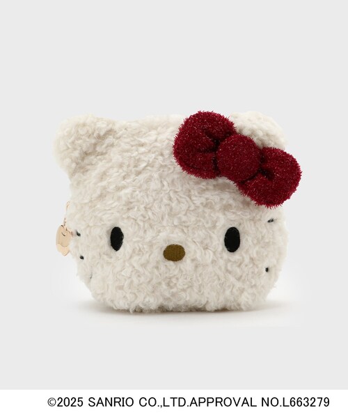 ハローキティベイビーズ ポーチ ハローキティ】フェイス型ふわふわポーチ（ポーチ）｜OPAQUE.CLIP