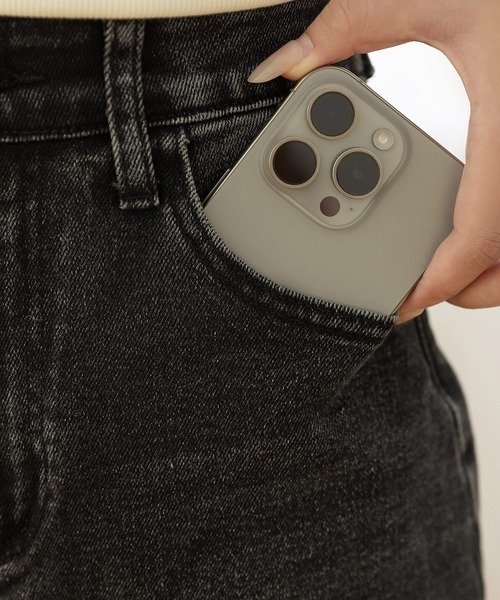 DAY CLOSET（デイ クローゼット）の「【大きいサイズ有/全周裏ゴム/2段階調整可】ウォッシュ加工ストレートデニムパンツ レディース（デニムパンツ・レディース・ブルー/ライトブルー/ブラック/インディゴブルー・2XL/XL/L/S/M）」の10枚目の写真