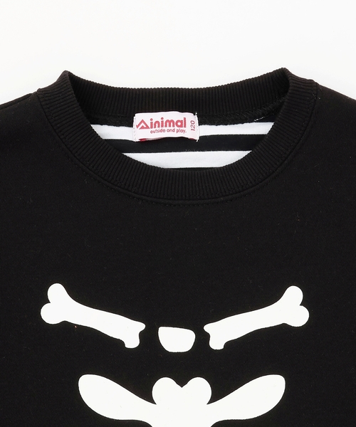 minimal（ミニマル）の「ハロウィンアソートプルオーバー（スウェット・キッズ・オレンジ/アイボリー/ブラック・90cm/110cm/120cm/130cm/100cm/140cm）」の5枚目の写真