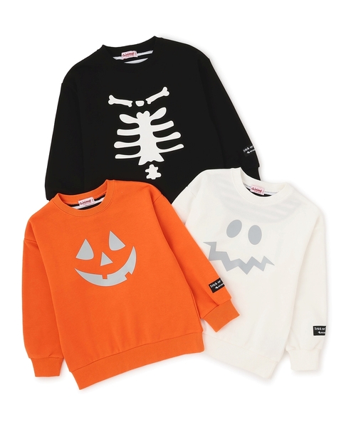 minimal（ミニマル）の「ハロウィンアソートプルオーバー（スウェット・キッズ・オレンジ/アイボリー/ブラック・90cm/110cm/120cm/130cm/100cm/140cm）」の10枚目の写真