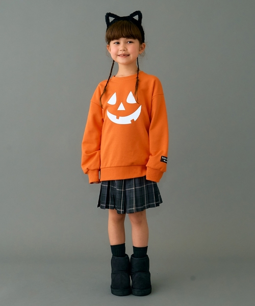 minimal（ミニマル）の「ハロウィンアソートプルオーバー（スウェット・キッズ・オレンジ/アイボリー/ブラック・90cm/110cm/120cm/130cm/100cm/140cm）」の14枚目の写真