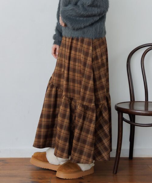 RETRO GIRL(レトロガール)の「イレヘムギャザーSK(スカート・レディース・ブラック/ブルー系その他2/ブラウン系その他2・FREE)」の11枚目の写真