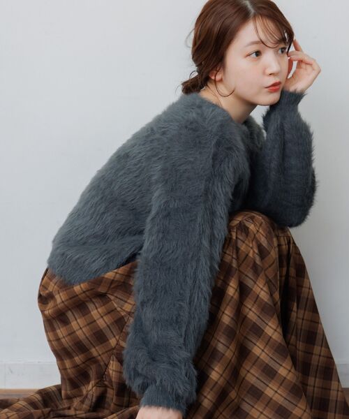 RETRO GIRL(レトロガール)の「イレヘムギャザーSK(スカート・レディース・ブラック/ブルー系その他2/ブラウン系その他2・FREE)」の13枚目の写真