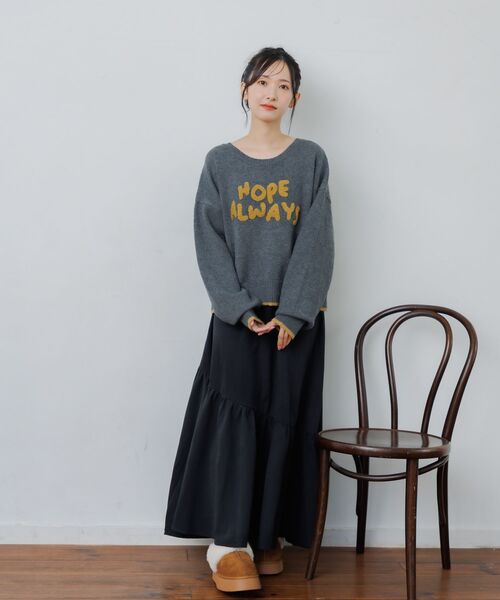 RETRO GIRL(レトロガール)の「イレヘムギャザーSK(スカート・レディース・ブラック/ブルー系その他2/ブラウン系その他2・FREE)」の14枚目の写真