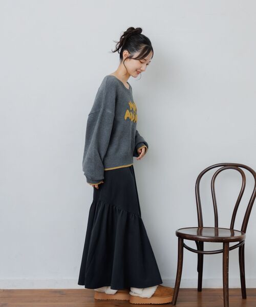 RETRO GIRL(レトロガール)の「イレヘムギャザーSK(スカート・レディース・ブラック/ブルー系その他2/ブラウン系その他2・FREE)」の15枚目の写真