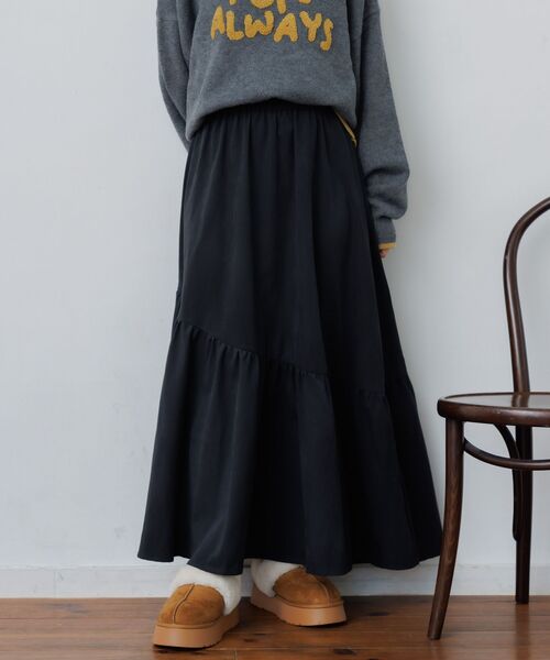 RETRO GIRL(レトロガール)の「イレヘムギャザーSK(スカート・レディース・ブラック/ブルー系その他2/ブラウン系その他2・FREE)」の18枚目の写真