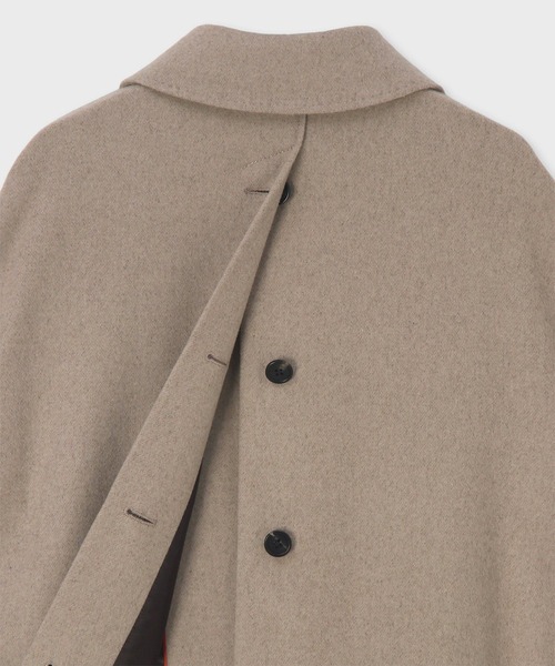 Paul Smith(ポールスミス)の「ウィメンズ "Field Flowers" ステンカラーコート / 255052 JK256(ステンカラーコート・レディース・グレイッシュベージュ/ブラック・38/40)」の10枚目の写真