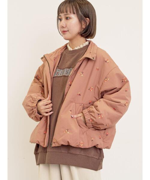 美品※Sea New York 花柄中綿ジャケット 美品※Sea New York 花柄中綿ジャケット Sea NY 花柄刺繍入り