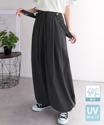 パンツ サスペンダー付き ワイドパンツ」に該当するレディース